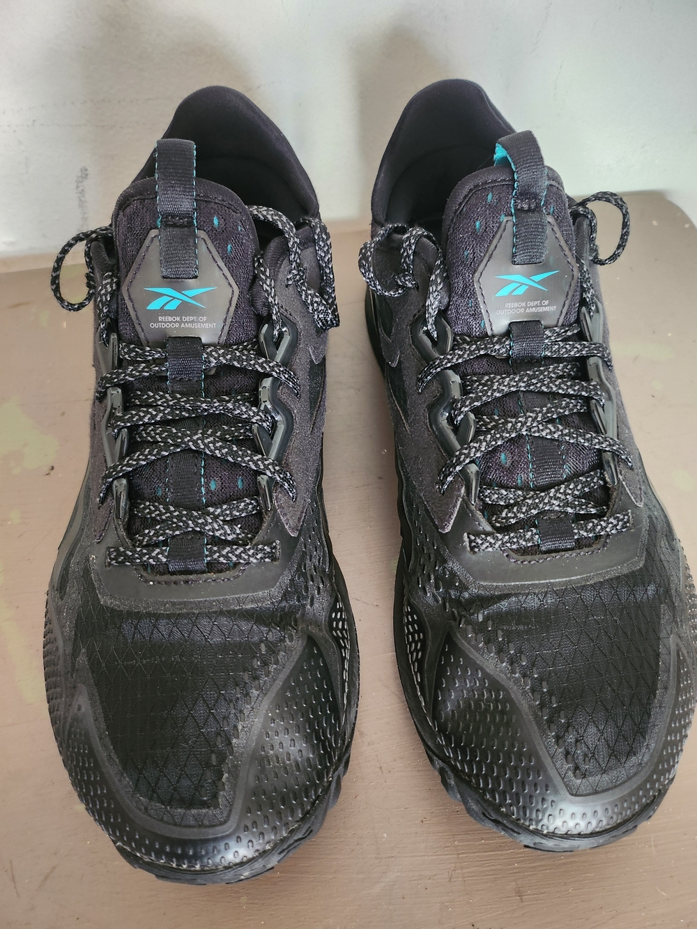 Reebok Women's Nano X2 TR Adventure Black Aqua Size 8.